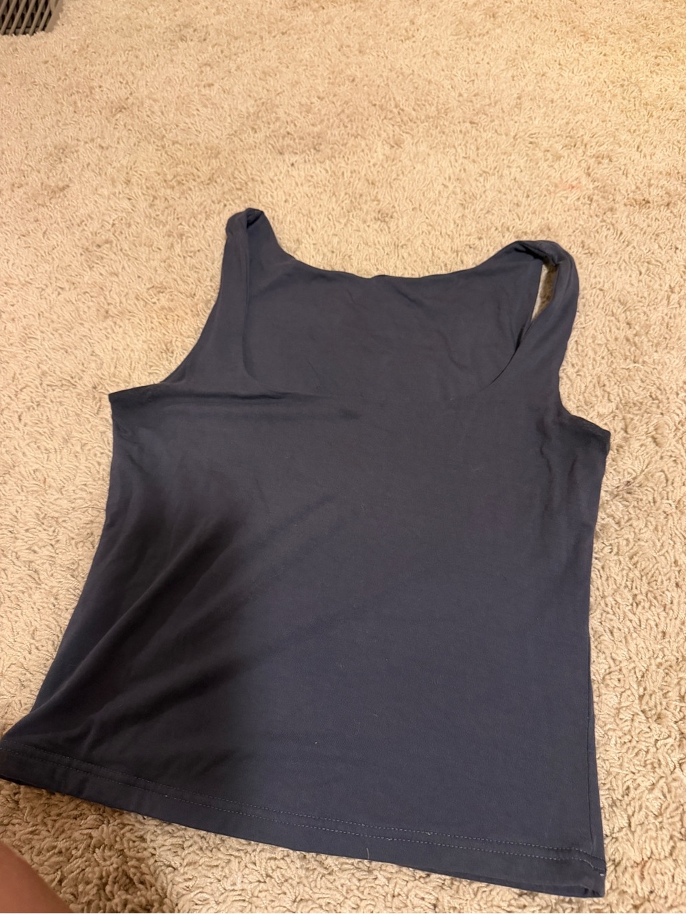 Amazon Navy Scoop Neck Tank Top